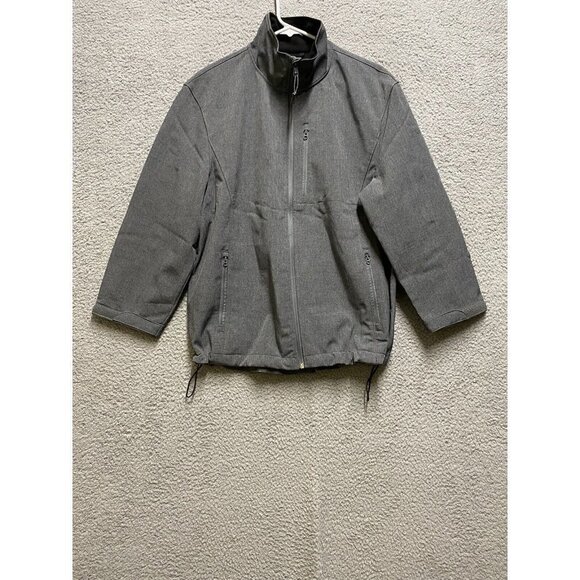 St. John's Bay Zippered Front Jacket Men's Size Medium Gray - Picture 1 of 5